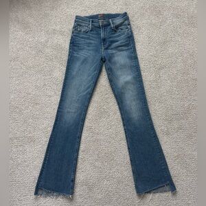 MOTHER Runaway Step Fray Leaps and Bounds Size 25 Great Condition